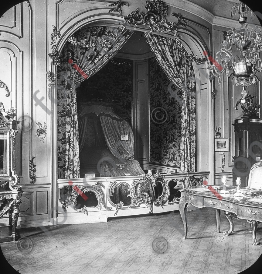 Zimmer Friedrichs der Große auf Schloss Monbijou ; Frederick the Great Room on Monbijou Palace (foticon-simon-190-056-sw.jpg)
